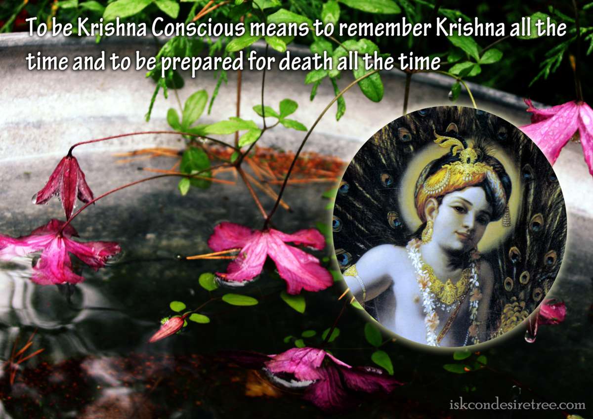 Bhakti Charu Swami on Being Krishna Conscious