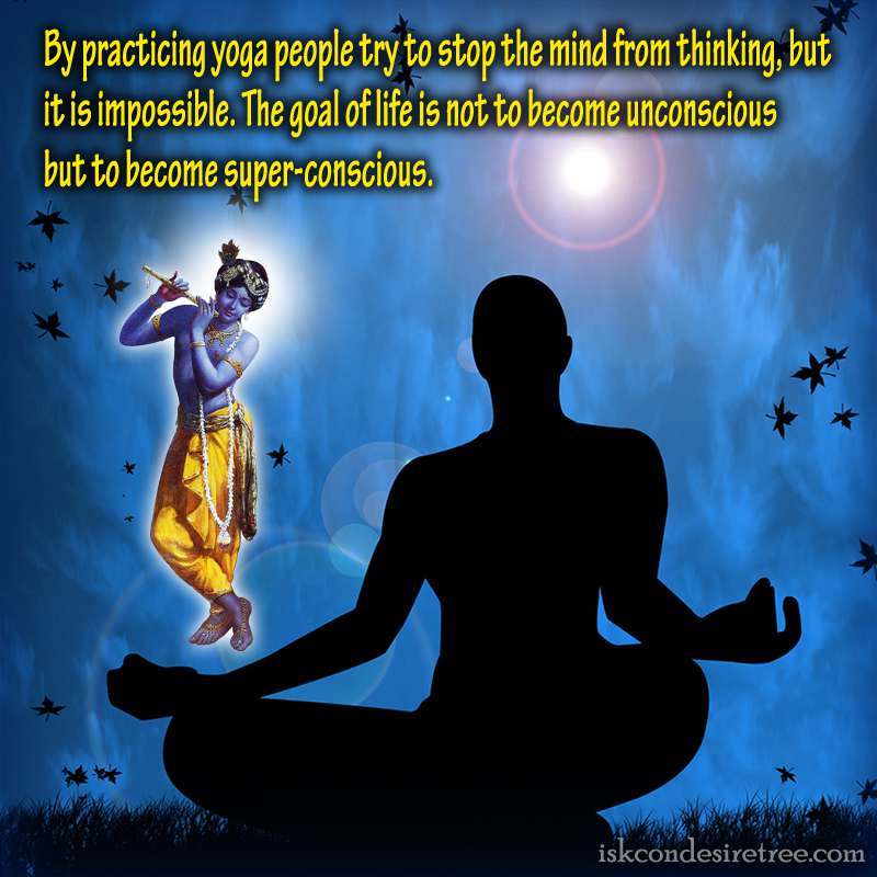 Yoga  Spiritual Quotes By ISKCON Desire Tree