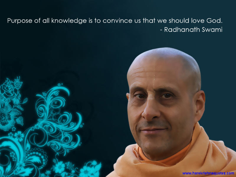 Radhanath Swami on Knowledge