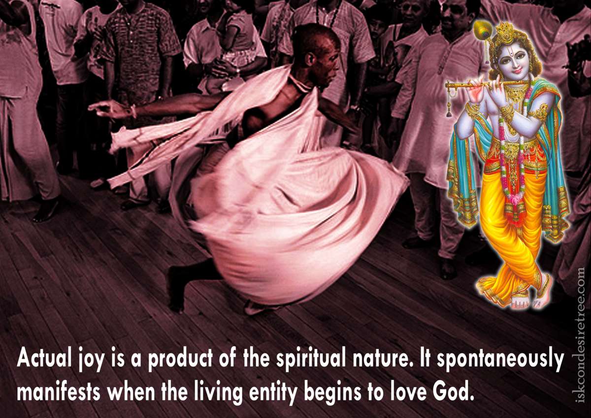 Bhakti Charu Swami on Actual Joy