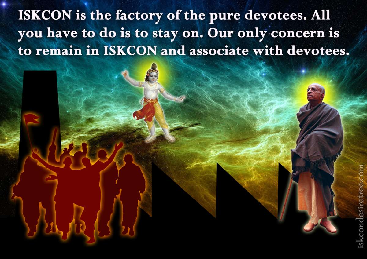 Bhakti Charu Swami on Remaining in ISKCON