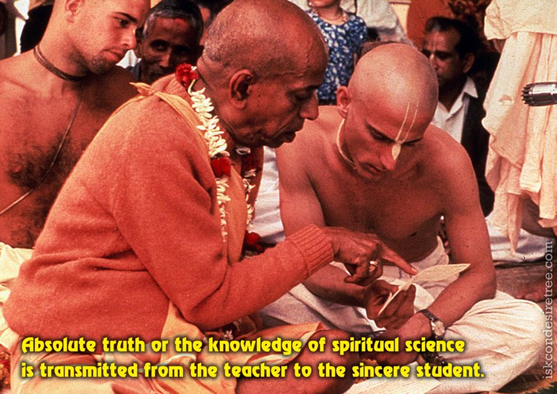 Bhakti Swarup Damodar Swami on Transmission of Spiritual Science