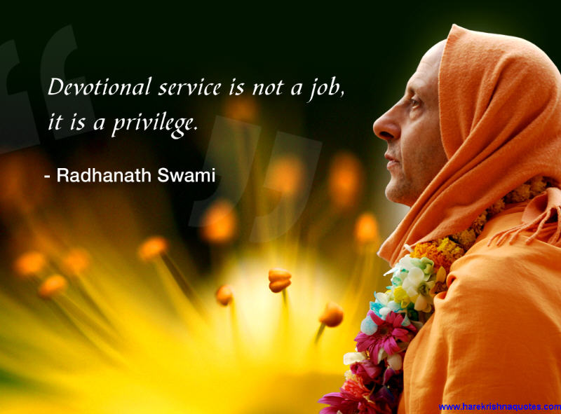 Radhanath Swami on Devotional Service