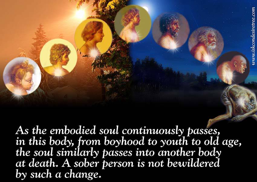 Quotes by Srila Prabhupada on Changes of An Embodied Soul