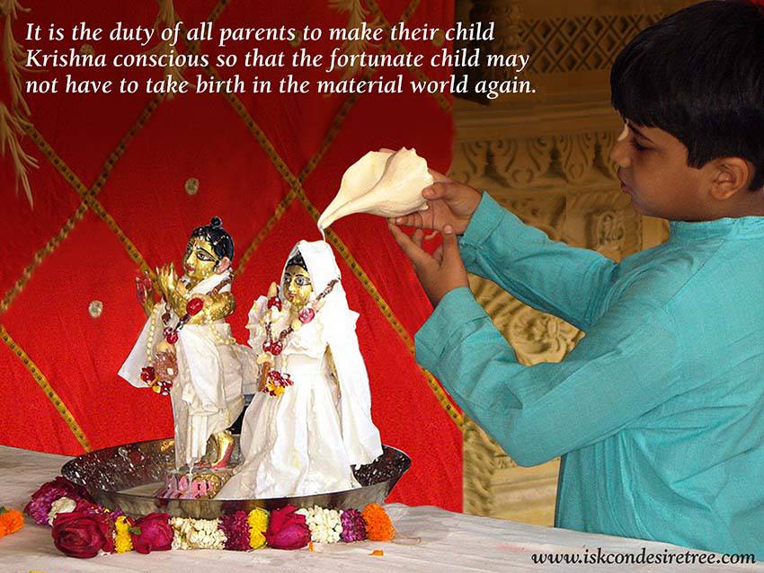 Quotes by Srila Prabhupada on Duty of The Parents