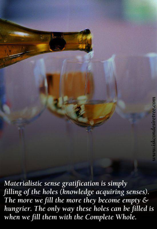 Quotes by Srila Prabhupada on Materialistic Sense Gratification