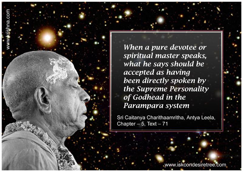 Quotes by Srila Prabhupada on Speech of A Pure Devotee