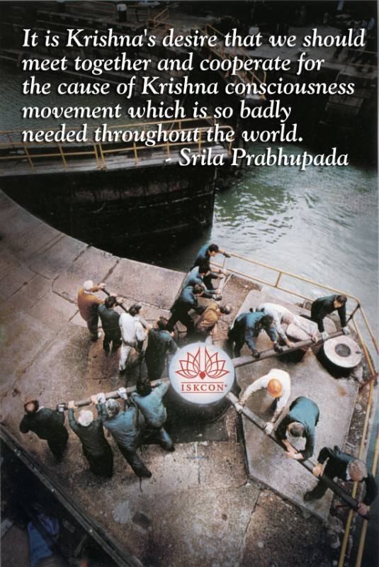 Quotes by Srila Prabhupada on The Krishna Consciousness Movement