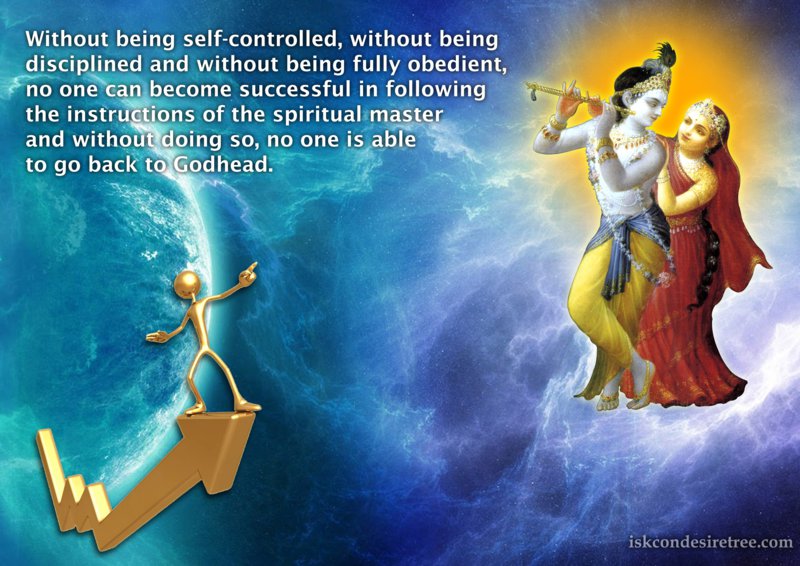Srimad Bhagavatam on Significance of Being Self Controlled