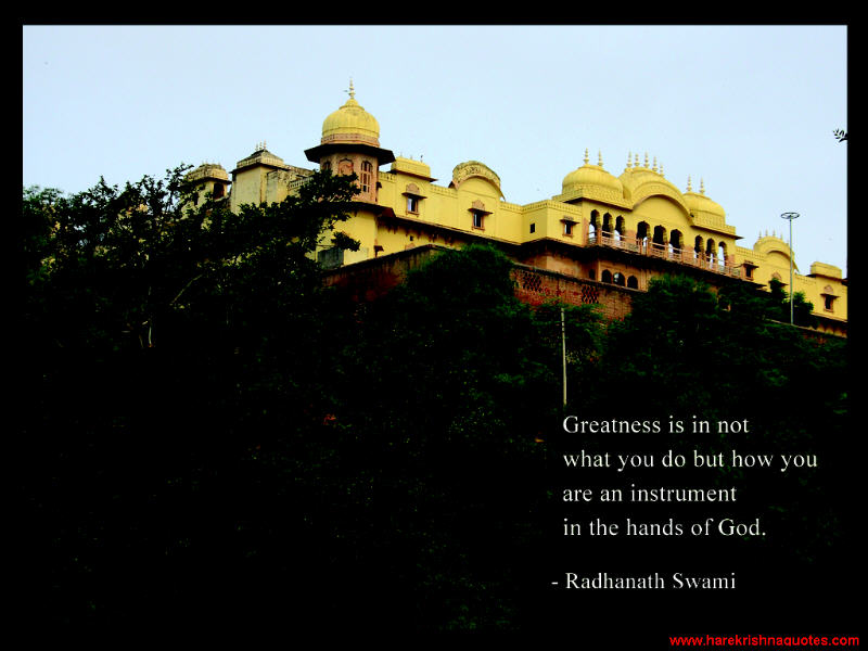 Radhanath Swami on Greatness