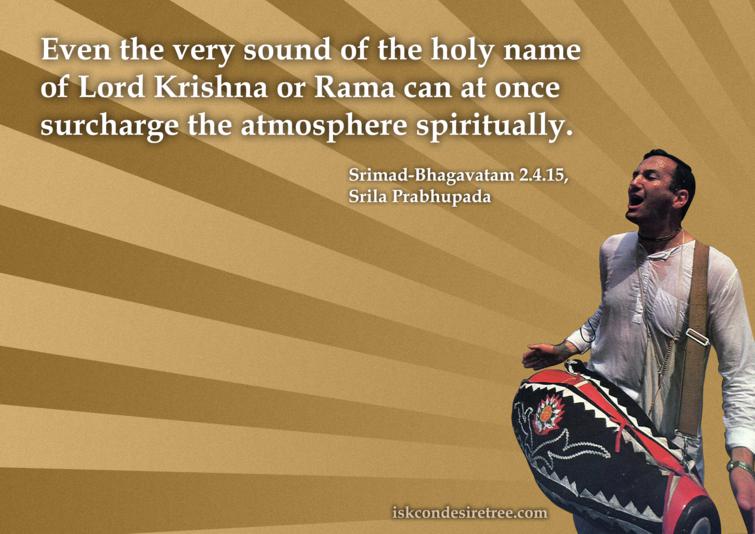 Quotes by Srimad Bhagavatam on Holy Name