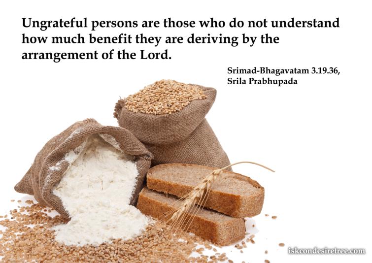 Quotes by Srimad Bhagavatam on Ungrateful Persons