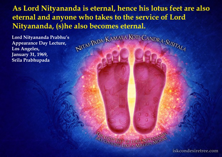 Srila Prabhupada on Eternity and Lord Nityananda