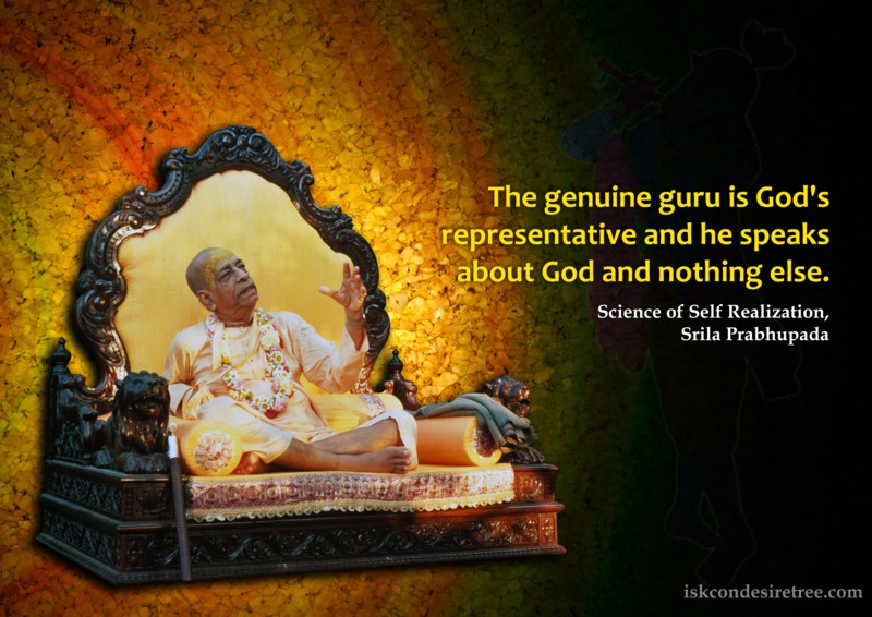 Srila Prabhupada on Genuine Guru