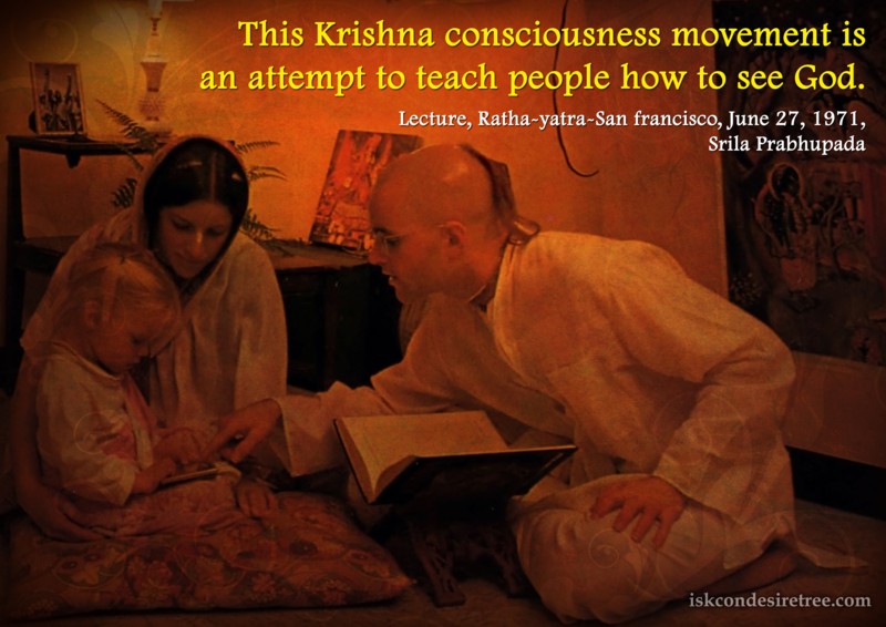 Srila Prabhupada on Krishna Consciousness Movement