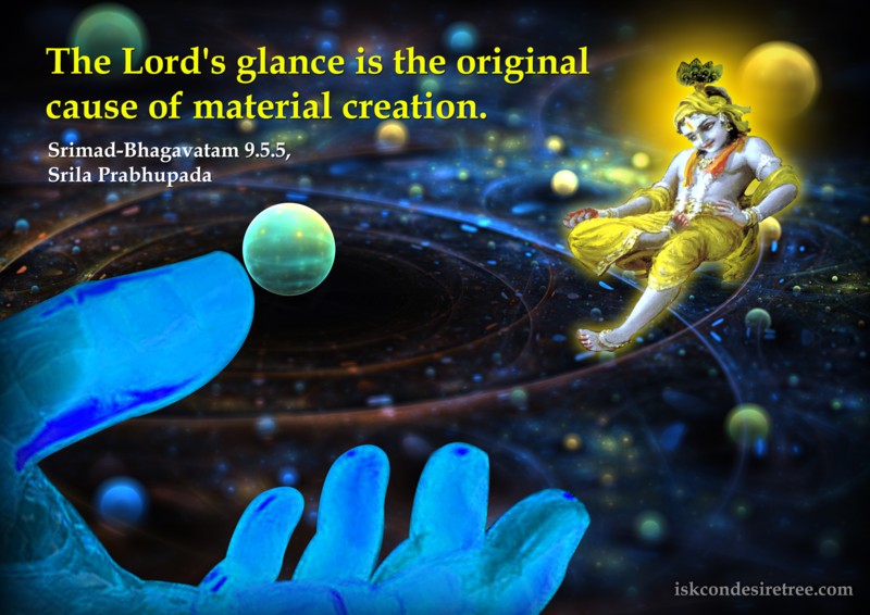 Srila Prabhupada on Lord’s glance