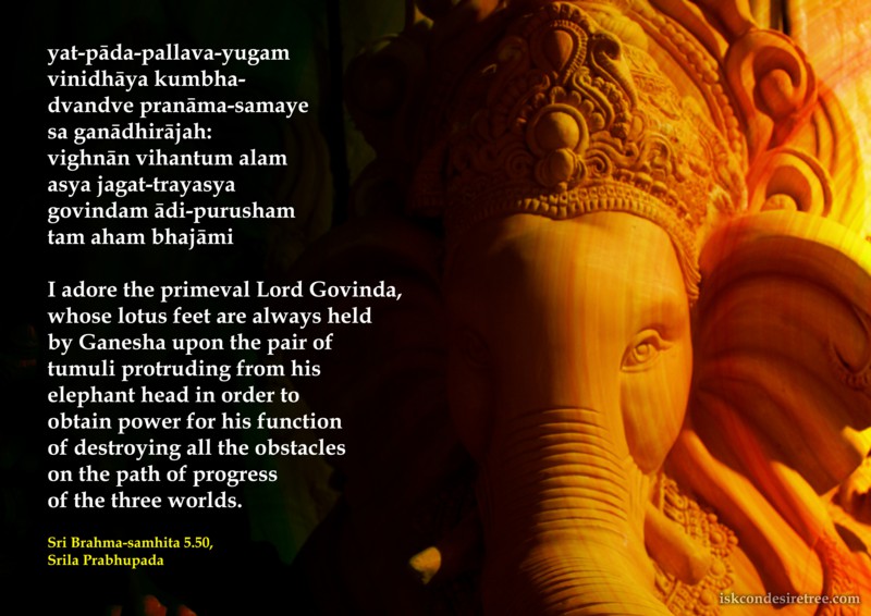 Brahma Samhita on Glory Of Lord Govinda