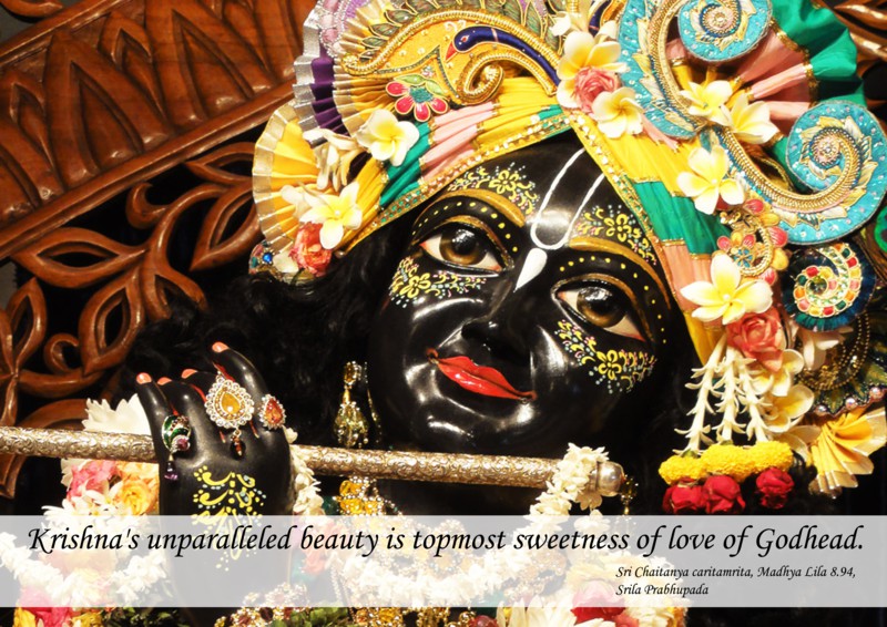 Chaitanya Caritamrta on Krishna’s Unparalleled Beauty