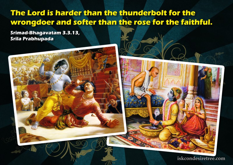 Srila Prabhupada on Lord's Relation With The Wrongdoer And The Faithful