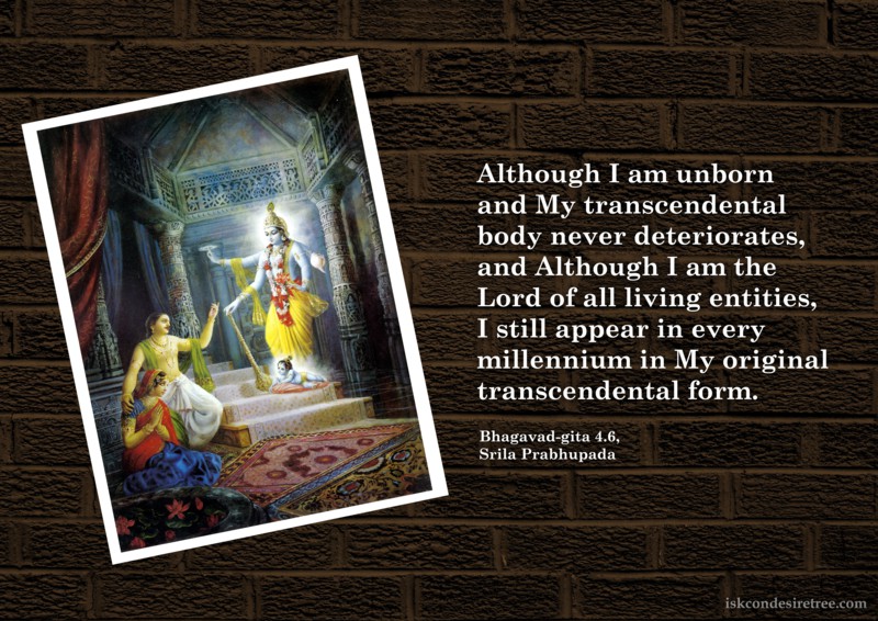 Bhagavad Gita on Appearance of The Supreme Lord In Every Millenium