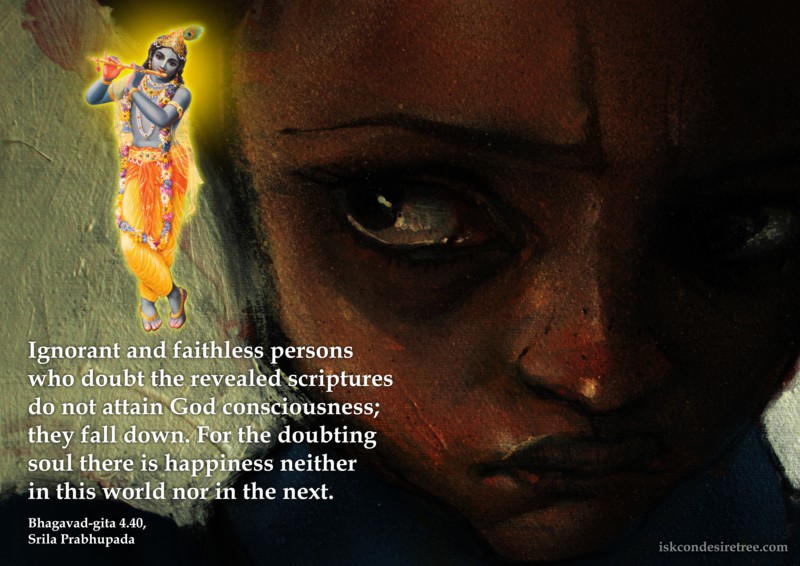 Bhagavad Gita on Doubting Soul