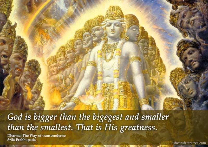 Srila Prabhupada on God's Greatness
