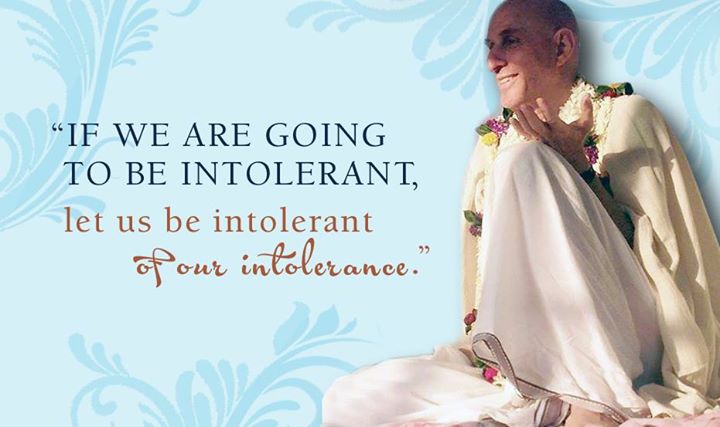 Mahatma Prabhu on Intolerance