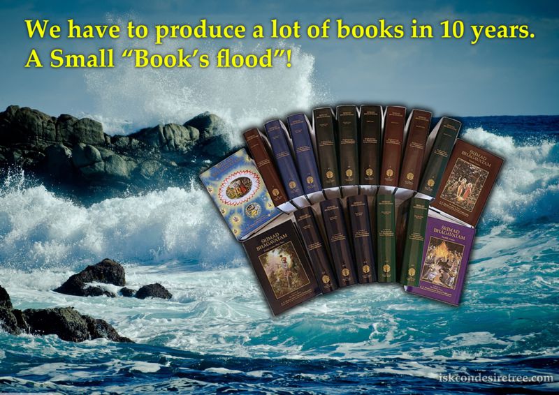 Bhakti Swarup Damodar Swami on Books' Flood