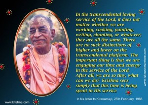Spending Our Time in The Service of Krishna | Spiritual Quotes By ...