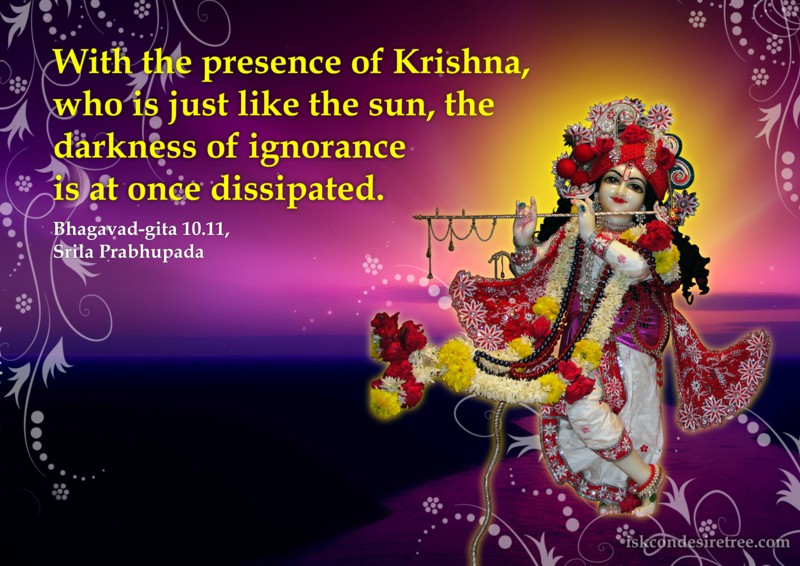 Srila Prabhupada on Effect of Presence of Krishna
