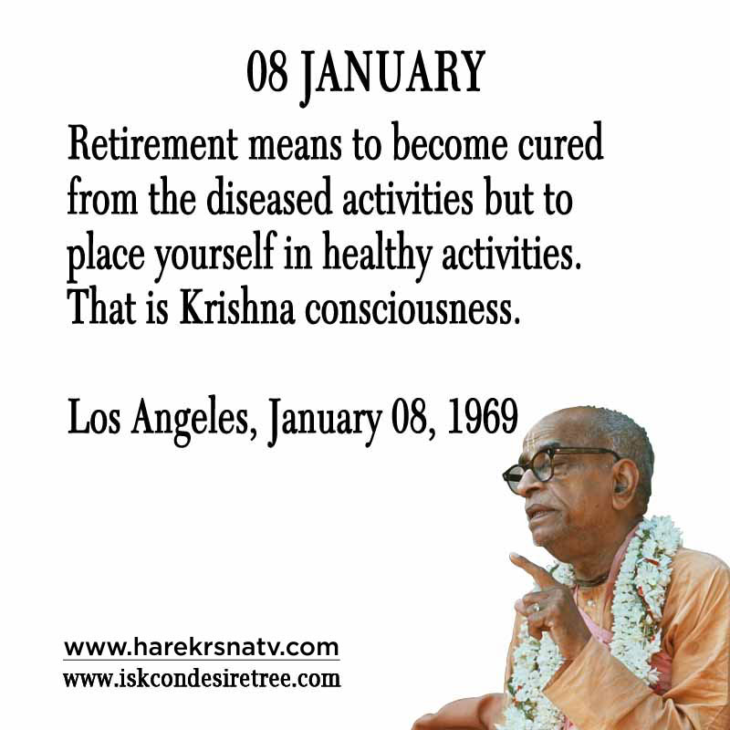 Prabhupada Quotes For The Month of January 08
