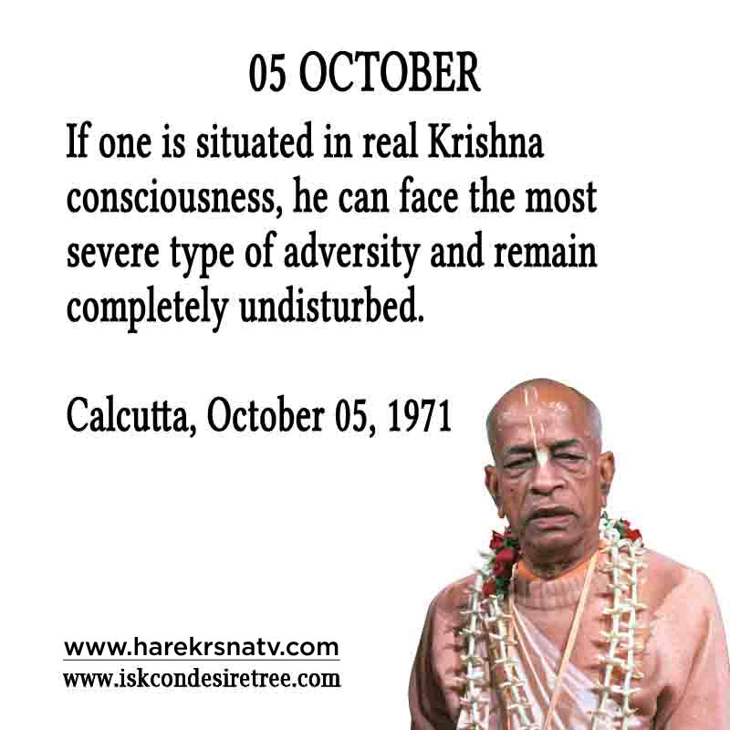 Prabhupada Quotes For The Month of October 05